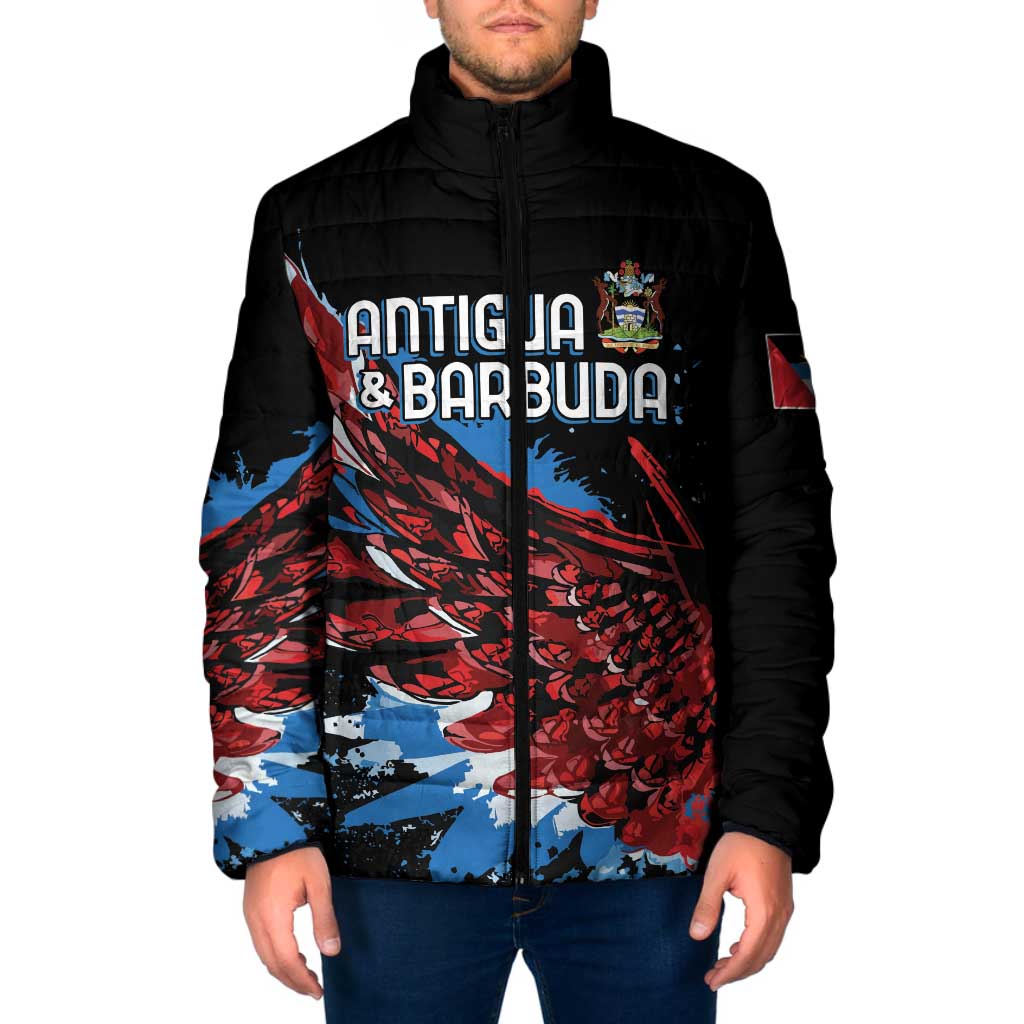 Antigua and Barbuda Cricket Custom Padded Jacket Falcons Wings - Take Off - Wonder Print Shop