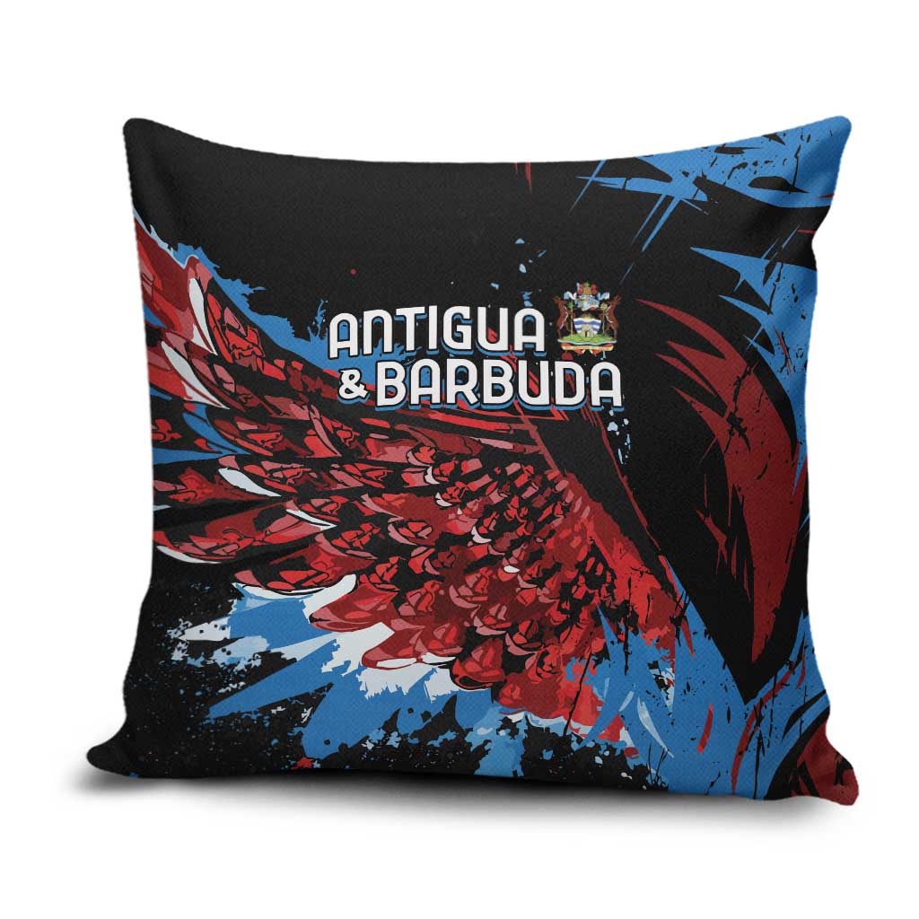 Antigua and Barbuda Cricket Pillow Cover Falcons Wings - Take Off - Wonder Print Shop
