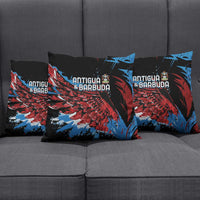 Antigua and Barbuda Cricket Pillow Cover Falcons Wings - Take Off - Wonder Print Shop
