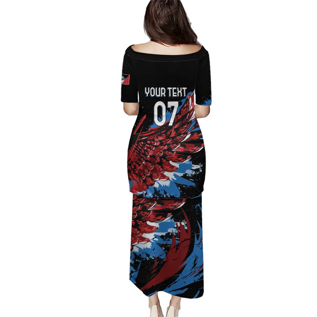 Antigua and Barbuda Cricket Custom Puletasi Falcons Wings - Take Off - Wonder Print Shop