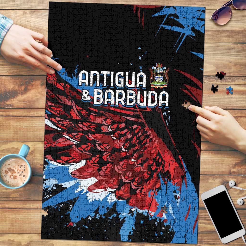 Antigua and Barbuda Cricket Puzzle Falcons Wings - Take Off - Wonder Print Shop