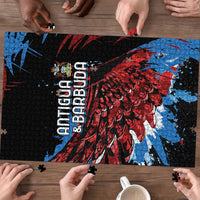 Antigua and Barbuda Cricket Puzzle Falcons Wings - Take Off - Wonder Print Shop