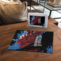 Antigua and Barbuda Cricket Puzzle Falcons Wings - Take Off - Wonder Print Shop