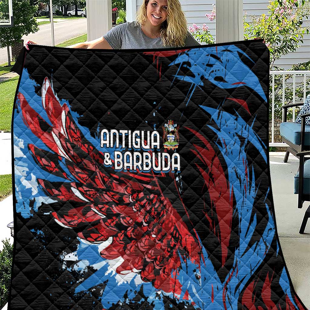 Antigua and Barbuda Cricket Quilt Falcons Wings - Take Off - Wonder Print Shop