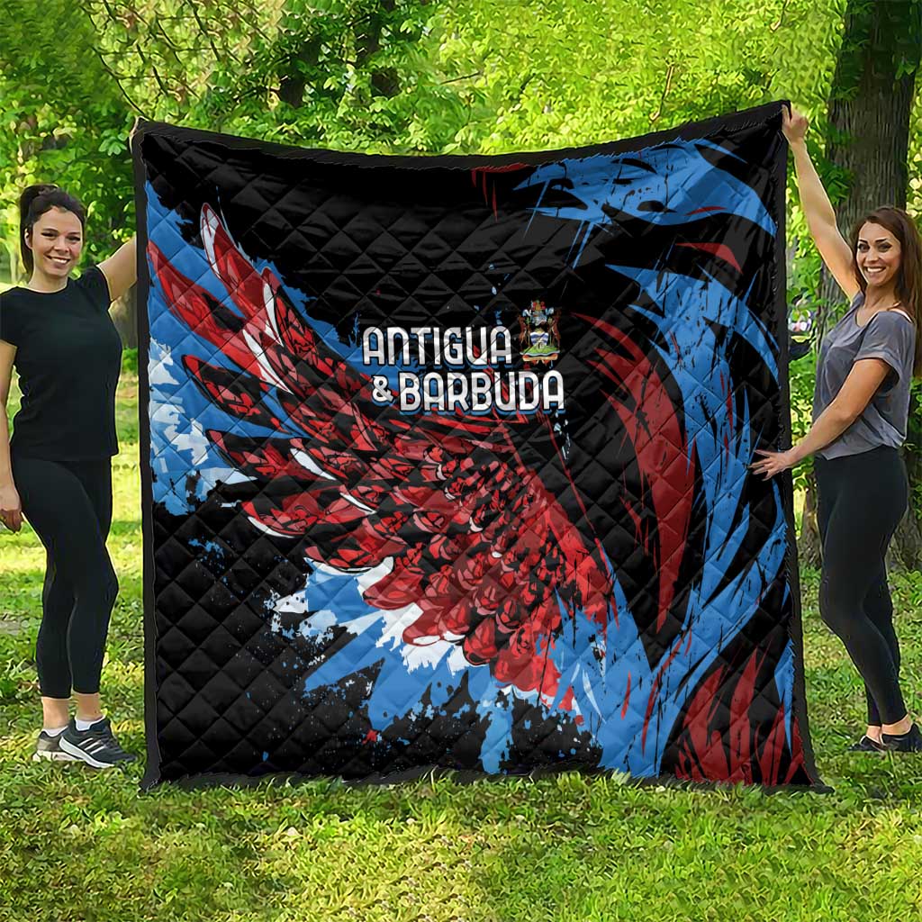 Antigua and Barbuda Cricket Quilt Falcons Wings - Take Off - Wonder Print Shop