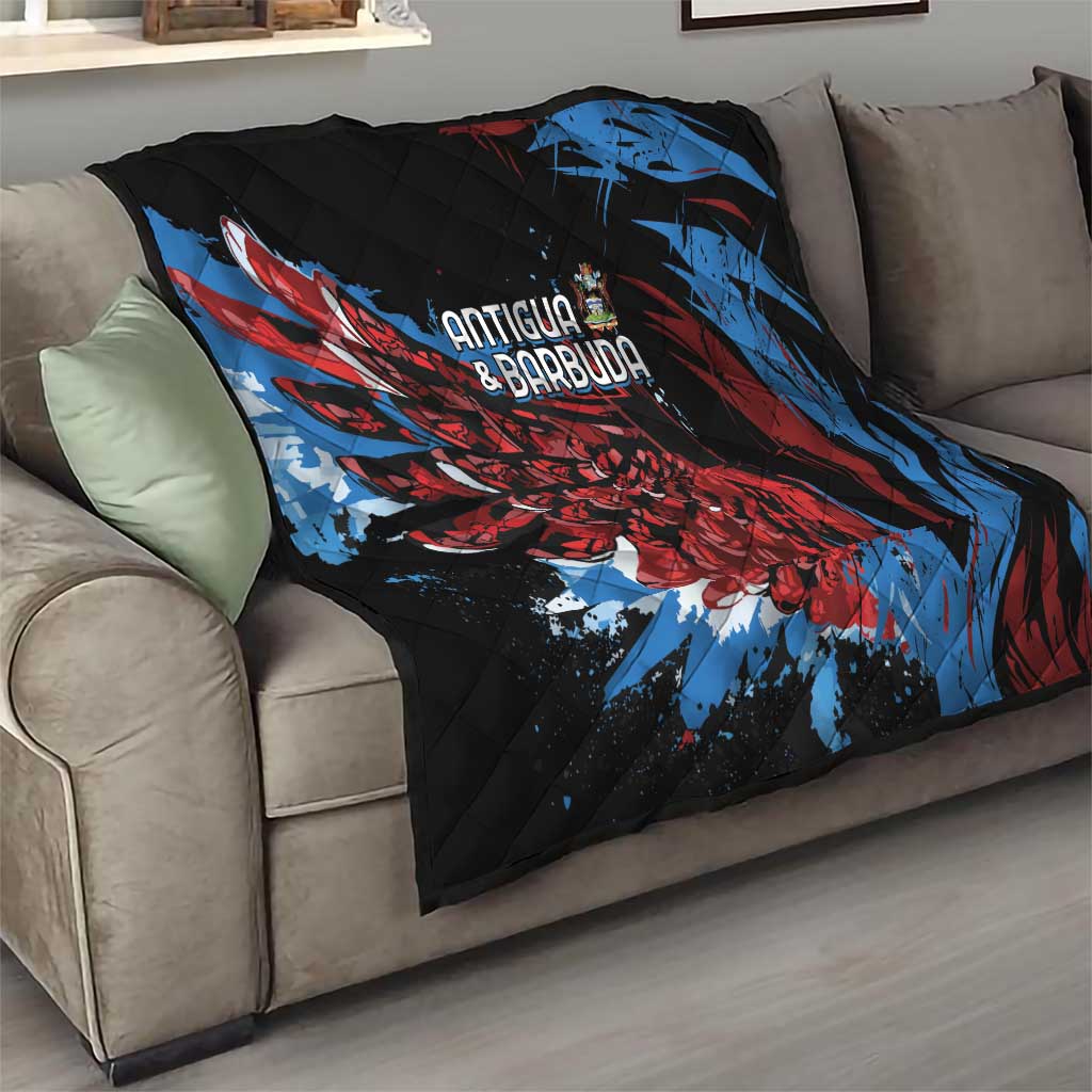 Antigua and Barbuda Cricket Quilt Falcons Wings - Take Off - Wonder Print Shop