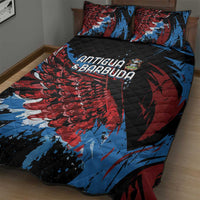 Antigua and Barbuda Cricket Quilt Bed Set Falcons Wings - Take Off - Wonder Print Shop