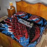 Antigua and Barbuda Cricket Quilt Bed Set Falcons Wings - Take Off - Wonder Print Shop