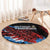 Antigua and Barbuda Cricket Round Carpet Falcons Wings - Take Off - Wonder Print Shop