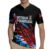 Antigua and Barbuda Cricket Custom Rugby Jersey Falcons Wings - Take Off - Wonder Print Shop