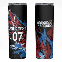 Antigua and Barbuda Cricket Custom Skinny Tumbler Falcons Wings - Take Off - Wonder Print Shop