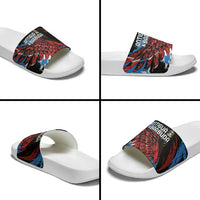 Antigua and Barbuda Cricket Slide Sandals Falcons Wings - Take Off - Wonder Print Shop
