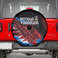 Antigua and Barbuda Cricket Spare Tire Cover Falcons Wings - Take Off - Wonder Print Shop
