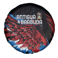 Antigua and Barbuda Cricket Spare Tire Cover Falcons Wings - Take Off - Wonder Print Shop