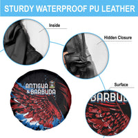 Antigua and Barbuda Cricket Spare Tire Cover Falcons Wings - Take Off - Wonder Print Shop