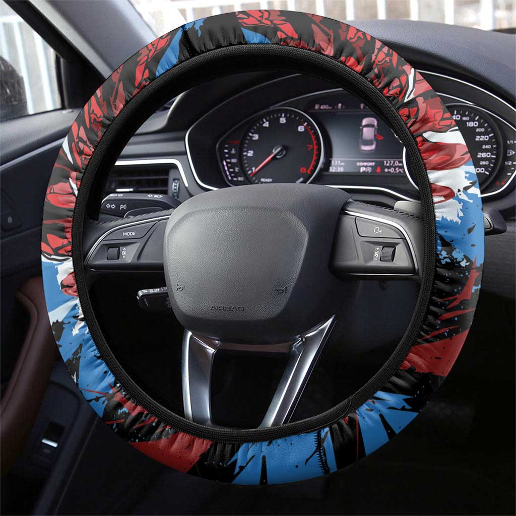 Antigua and Barbuda Cricket Steering Wheel Cover Falcons Wings - Take Off - Wonder Print Shop