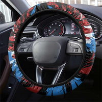Antigua and Barbuda Cricket Steering Wheel Cover Falcons Wings - Take Off - Wonder Print Shop