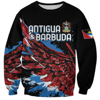 Antigua and Barbuda Cricket Custom Sweatshirt Falcons Wings - Take Off - Wonder Print Shop