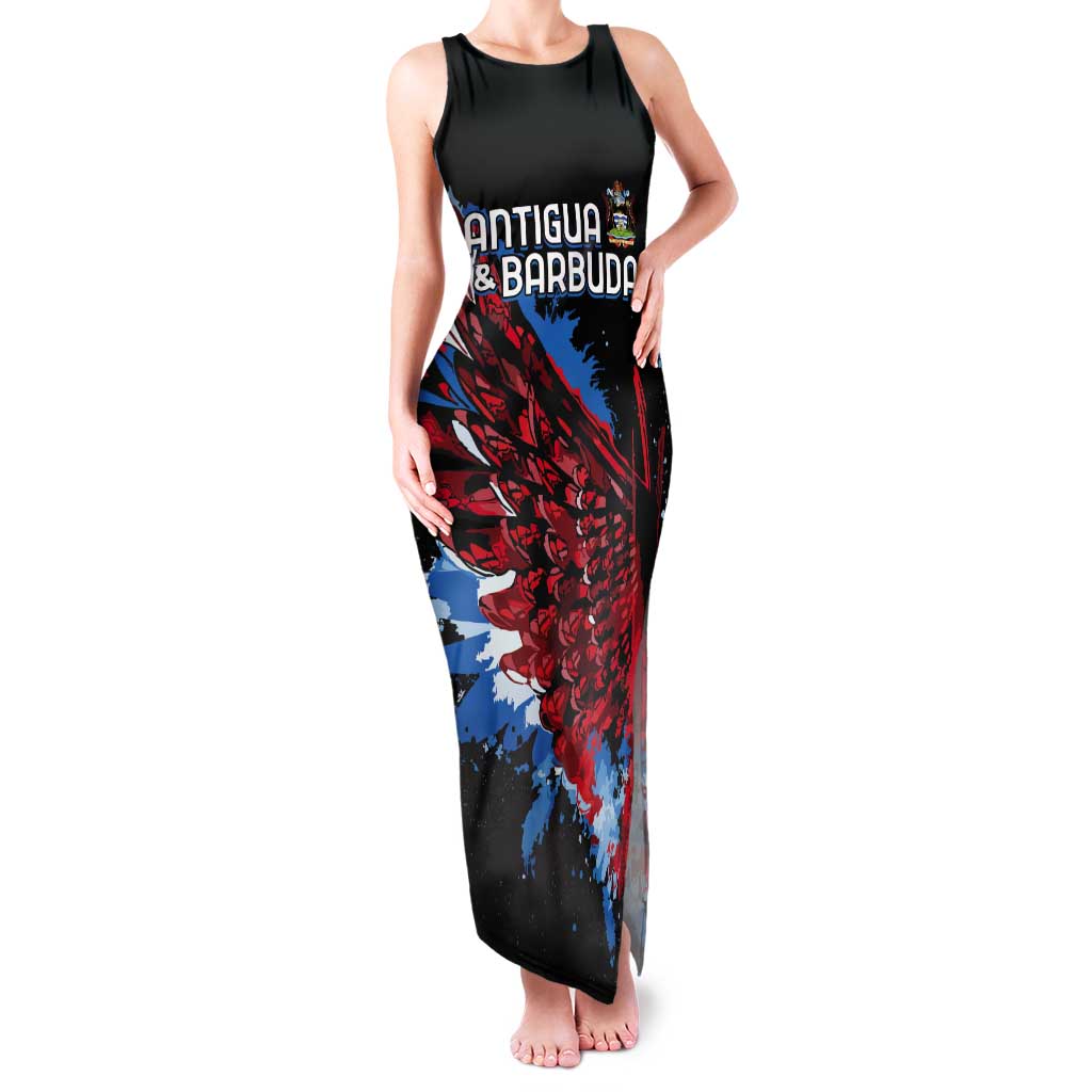 Antigua and Barbuda Cricket Custom Tank Maxi Dress Falcons Wings - Take Off - Wonder Print Shop