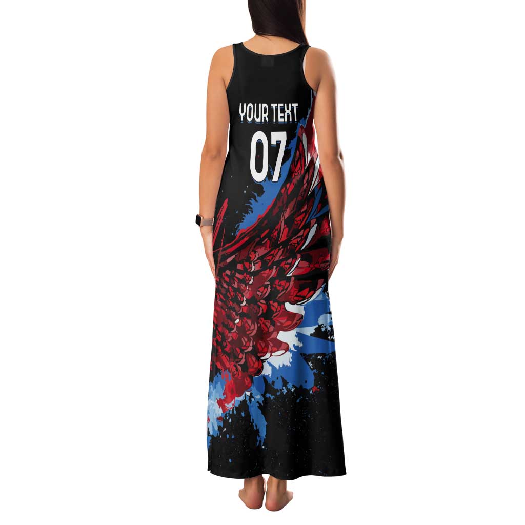 Antigua and Barbuda Cricket Custom Tank Maxi Dress Falcons Wings - Take Off - Wonder Print Shop