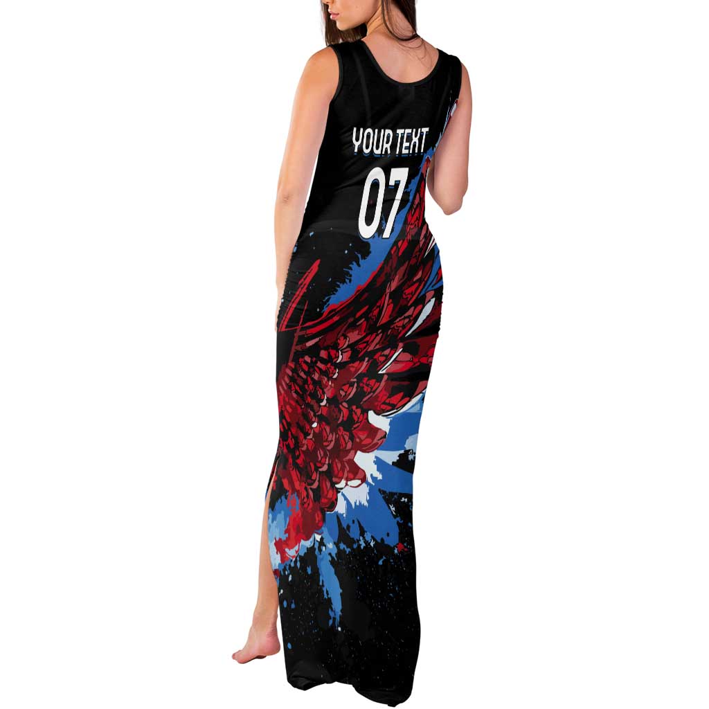 Antigua and Barbuda Cricket Custom Tank Maxi Dress Falcons Wings - Take Off - Wonder Print Shop