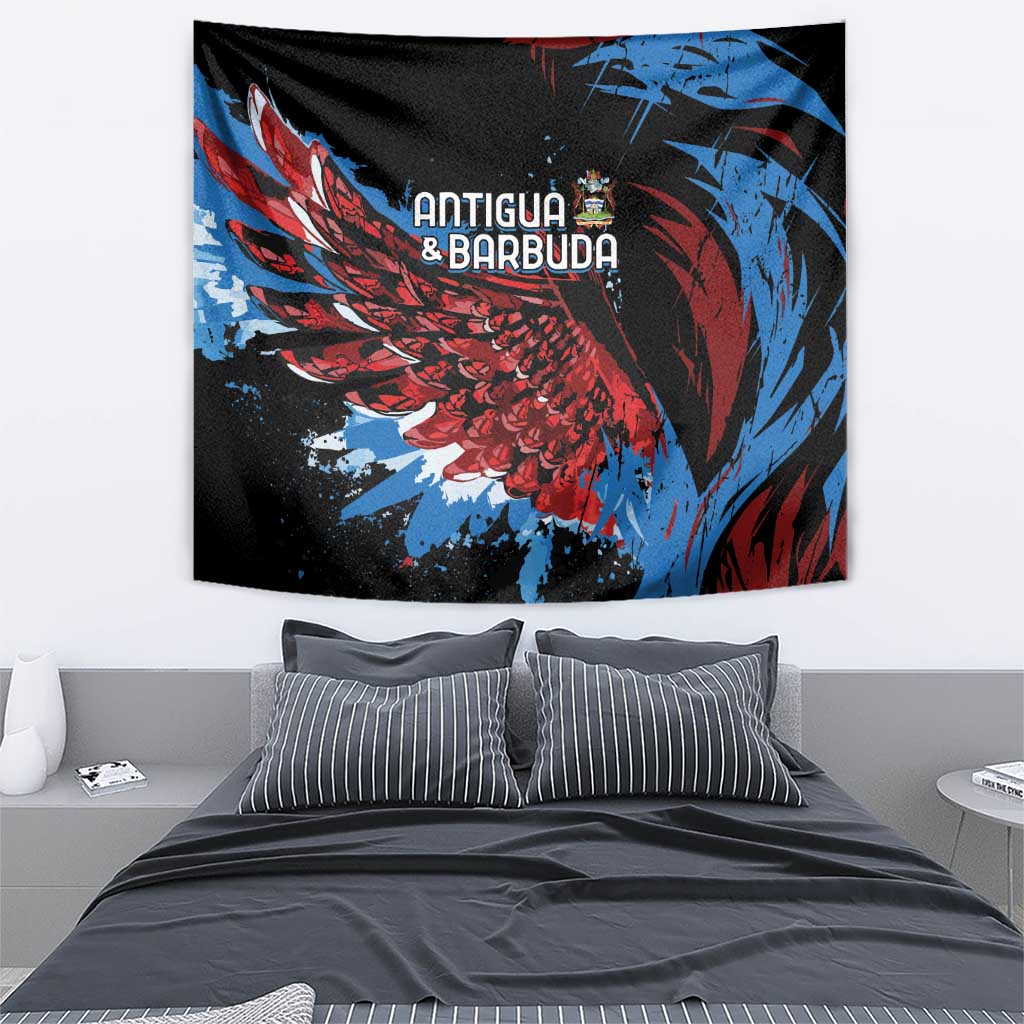 Antigua and Barbuda Cricket Tapestry Falcons Wings - Take Off - Wonder Print Shop