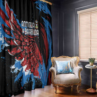 Antigua and Barbuda Cricket Window Curtain Falcons Wings - Take Off - Wonder Print Shop