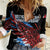 Antigua and Barbuda Cricket Custom Women Casual Shirt Falcons Wings - Take Off - Wonder Print Shop