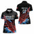 Antigua and Barbuda Cricket Custom Women Polo Shirt Falcons Wings - Take Off - Wonder Print Shop