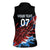 Antigua and Barbuda Cricket Custom Women Sleeveless Polo Shirt Falcons Wings - Take Off - Wonder Print Shop