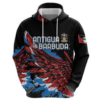 Antigua and Barbuda Cricket Custom Zip Hoodie Falcons Wings - Take Off - Wonder Print Shop