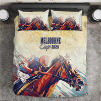 Melbourne Horse Racing Bedding Set Yellow Rose Champion - Wonder Print Shop