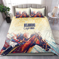 Melbourne Horse Racing Bedding Set Yellow Rose Champion - Wonder Print Shop