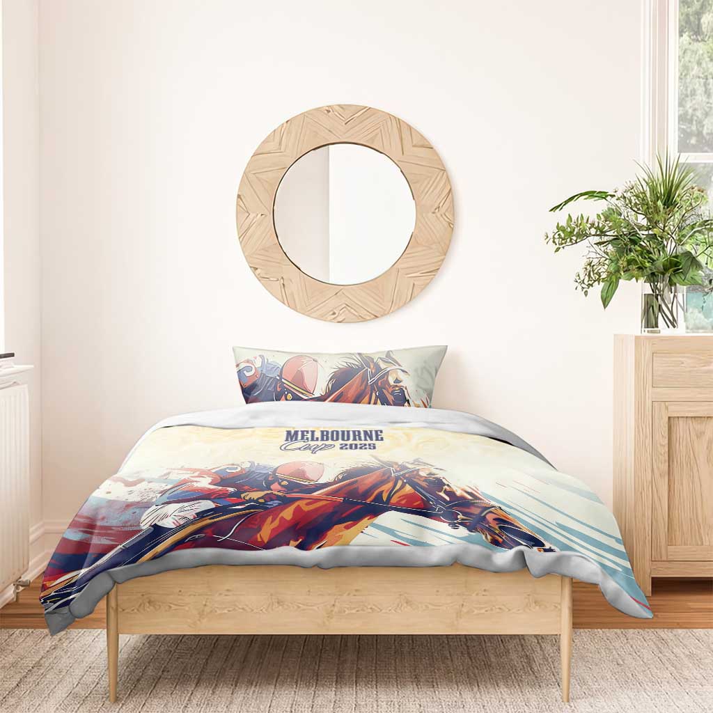 Melbourne Horse Racing Bedding Set Yellow Rose Champion - Wonder Print Shop