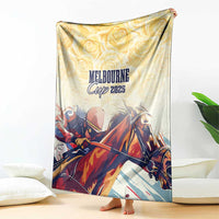 Melbourne Horse Racing Blanket Yellow Rose Champion - Wonder Print Shop