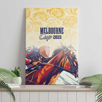 Melbourne Horse Racing Canvas Wall Art Yellow Rose Champion - Wonder Print Shop