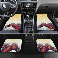 Melbourne Horse Racing Car Mats Yellow Rose Champion - Wonder Print Shop