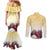 Melbourne Horse Racing Couples Matching Mermaid Dress and Long Sleeve Button Shirt Yellow Rose Champion - Wonder Print Shop