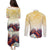 Melbourne Horse Racing Couples Matching Puletasi and Long Sleeve Button Shirt Yellow Rose Champion - Wonder Print Shop