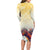 Melbourne Horse Racing Family Matching Long Sleeve Bodycon Dress and Hawaiian Shirt Yellow Rose Champion - Wonder Print Shop