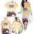 Melbourne Horse Racing Family Matching Off The Shoulder Long Sleeve Dress and Hawaiian Shirt Yellow Rose Champion - Wonder Print Shop