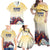 Melbourne Horse Racing Family Matching Off Shoulder Maxi Dress and Hawaiian Shirt Yellow Rose Champion - Wonder Print Shop