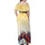 Melbourne Horse Racing Family Matching Off Shoulder Maxi Dress and Hawaiian Shirt Yellow Rose Champion - Wonder Print Shop