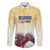 Melbourne Horse Racing Family Matching Summer Maxi Dress and Hawaiian Shirt Yellow Rose Champion - Wonder Print Shop