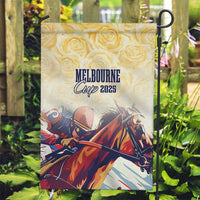 Melbourne Horse Racing Garden Flag Yellow Rose Champion - Wonder Print Shop