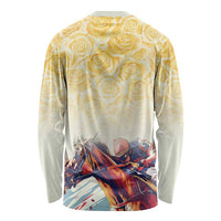 Melbourne Horse Racing Long Sleeve Shirt Yellow Rose Champion - Wonder Print Shop