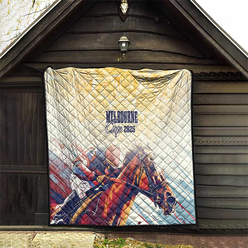 Melbourne Horse Racing Quilt Yellow Rose Champion - Wonder Print Shop