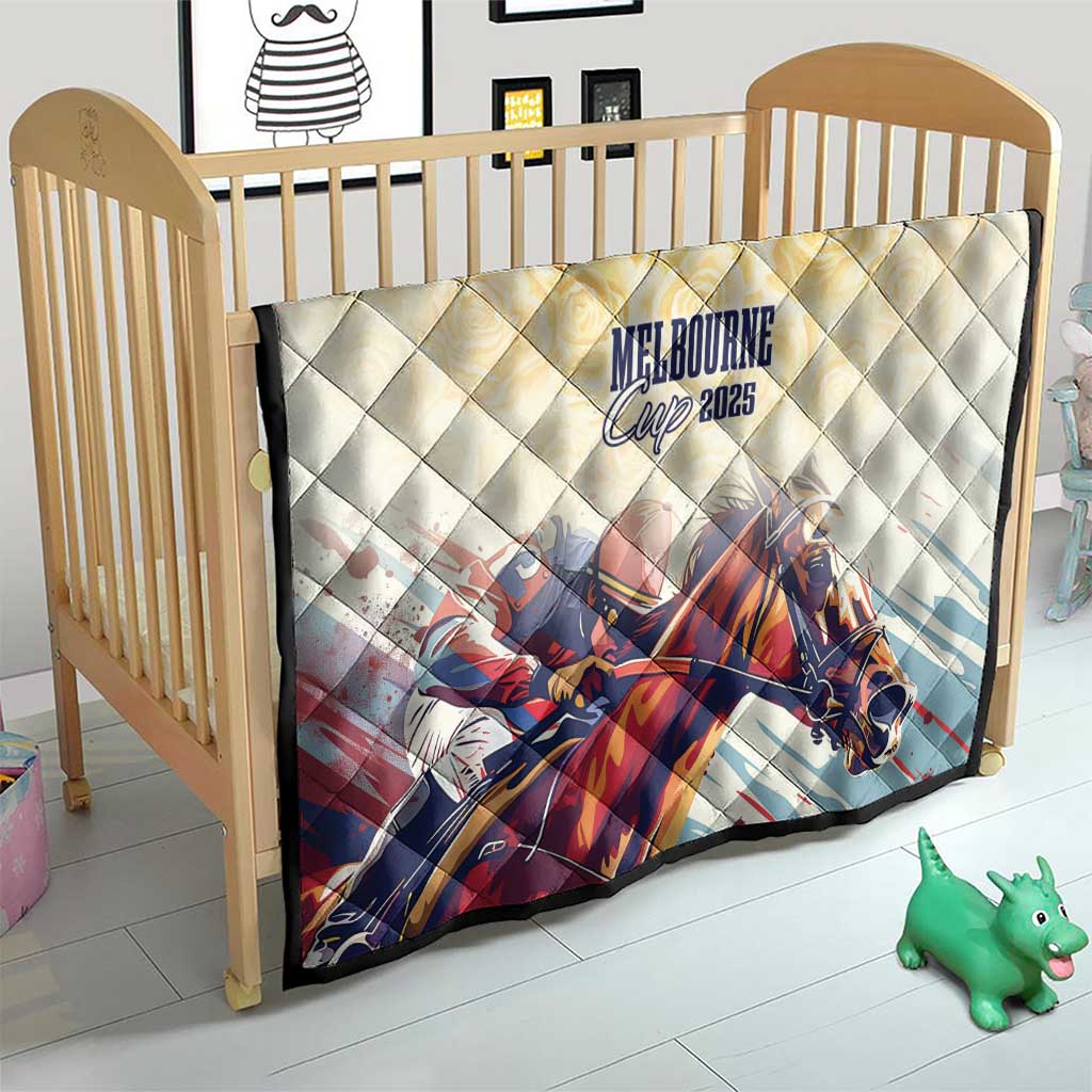 Melbourne Horse Racing Quilt Yellow Rose Champion - Wonder Print Shop