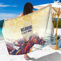 Melbourne Horse Racing Sarong Yellow Rose Champion - Wonder Print Shop