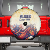 Melbourne Horse Racing Spare Tire Cover Yellow Rose Champion - Wonder Print Shop